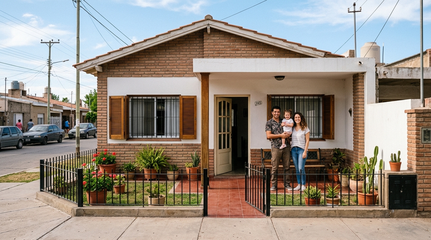 Familia en vivienda propia