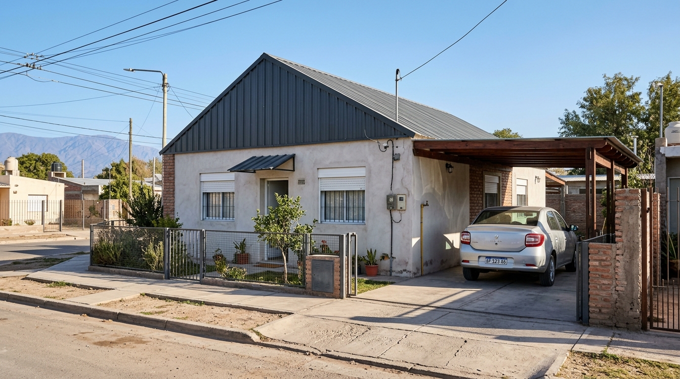 Render Fachada Tipología Hogar 2 Dormitorios